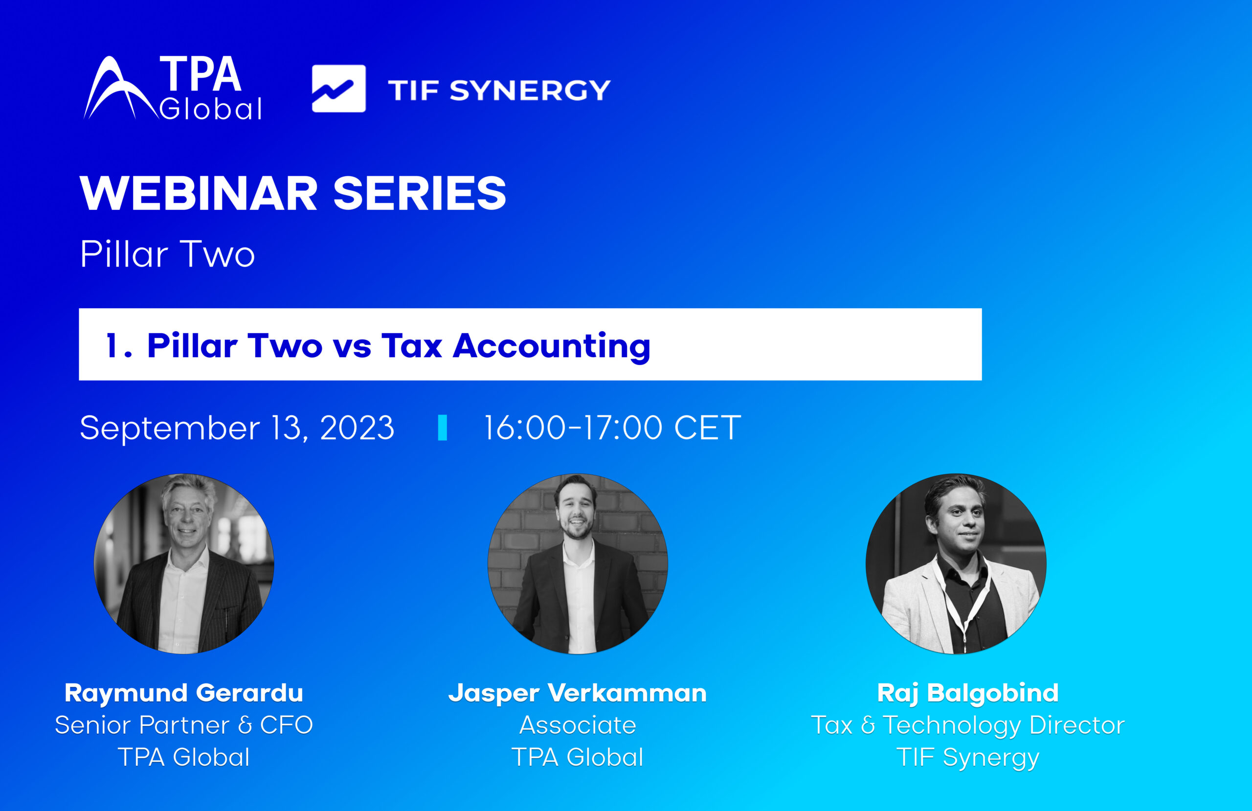 Webinar Navigating Pillar TT Pillar Two vs Tax Accounting